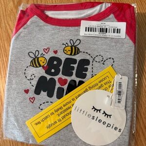 Little Sleepies Bee Mine 6-12m Crescent Zippy